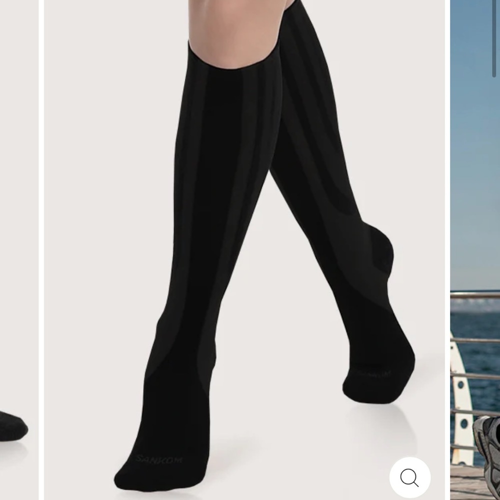 Sankom‎ Patent Active Compression Socks in Black
